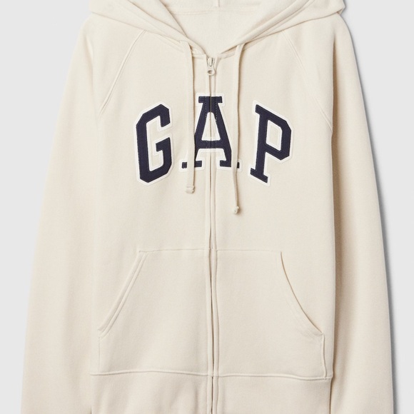NWT GAP LOGO SWEATSHIRT COLOR TAN CHINO - Picture 1 of 4